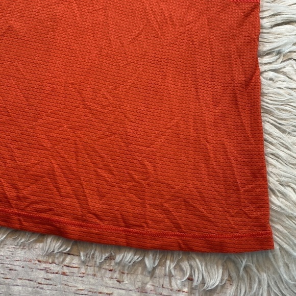 Lululemon Pedal To The Medal Singlet Orange Red Tank sz 4 - Picture 11 of 13